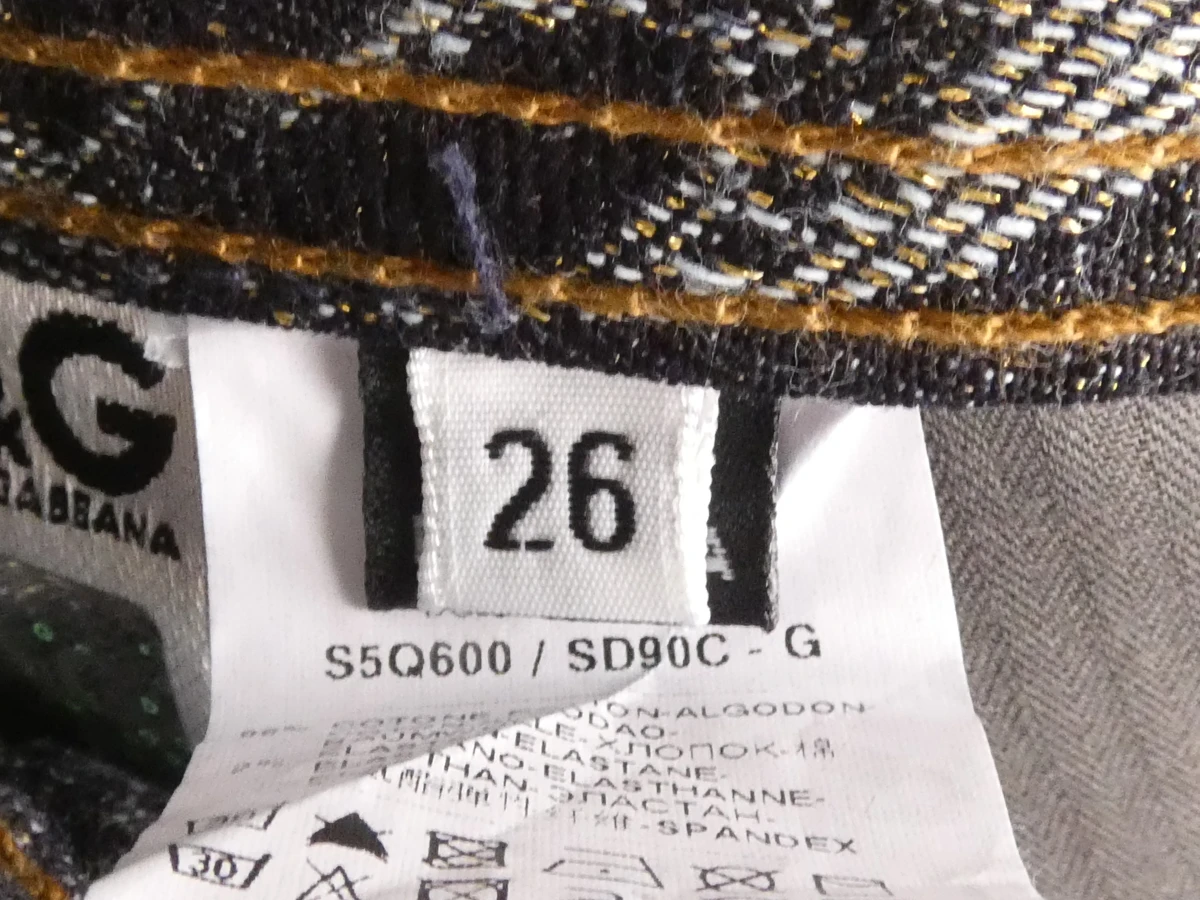 Dolce&Gabbana, Damesbroek met bloemenpatroon, maat 26