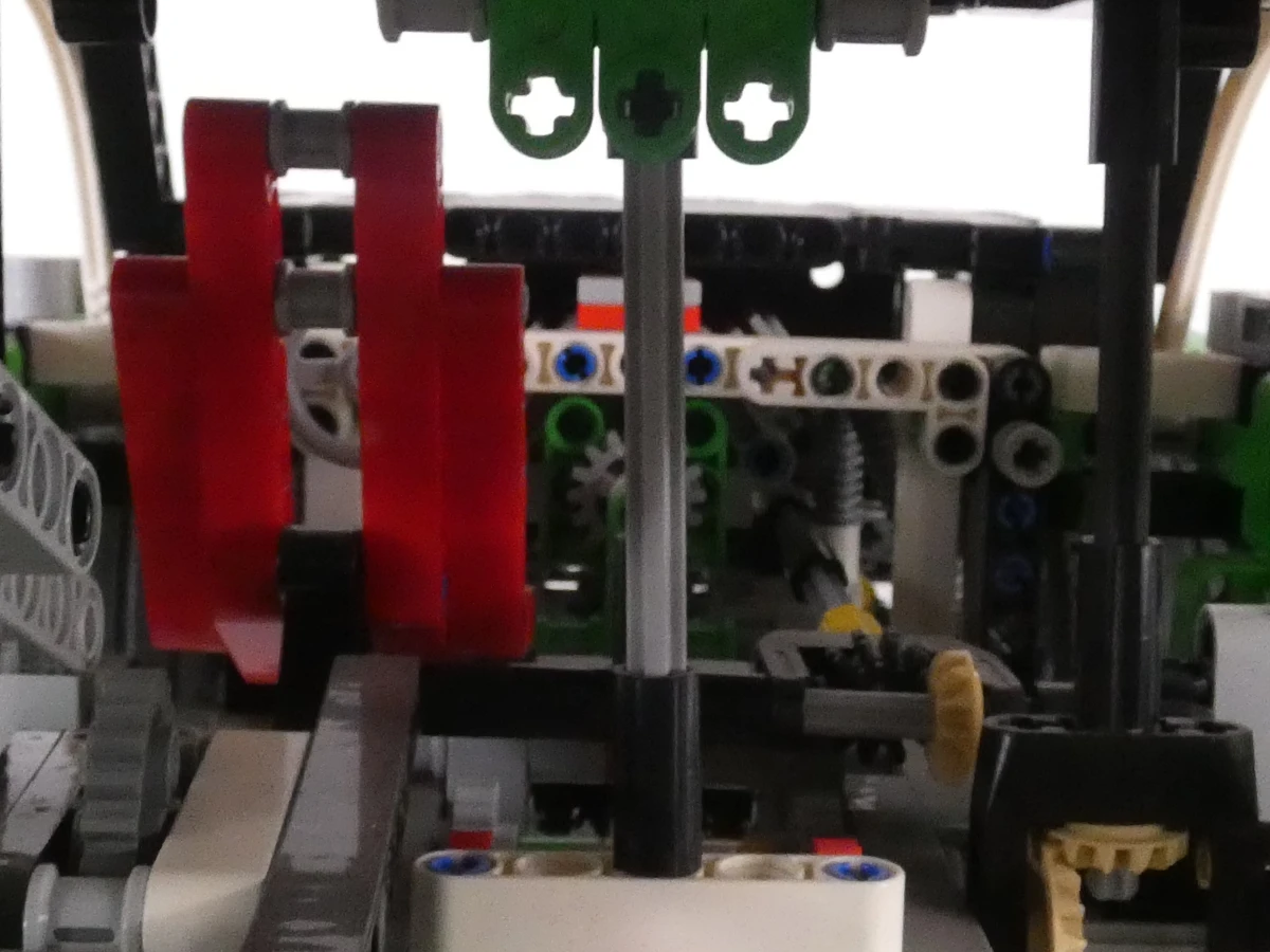 LEGO  Technic auto model in groen, wit en zwart
