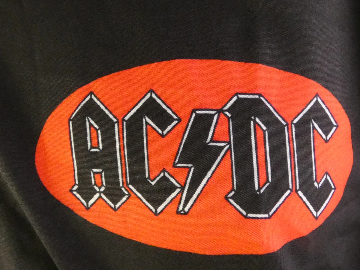 AC/DC overhemd met vlammenprint XXL
