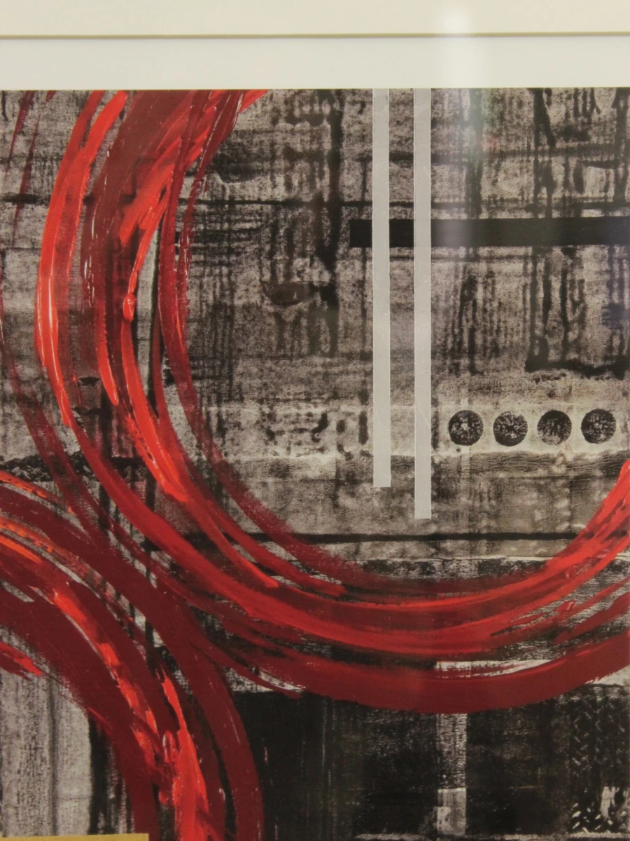 Nancy Aillery 'Venice' ingelijste abstracte kunstprint, genummerd 62/100