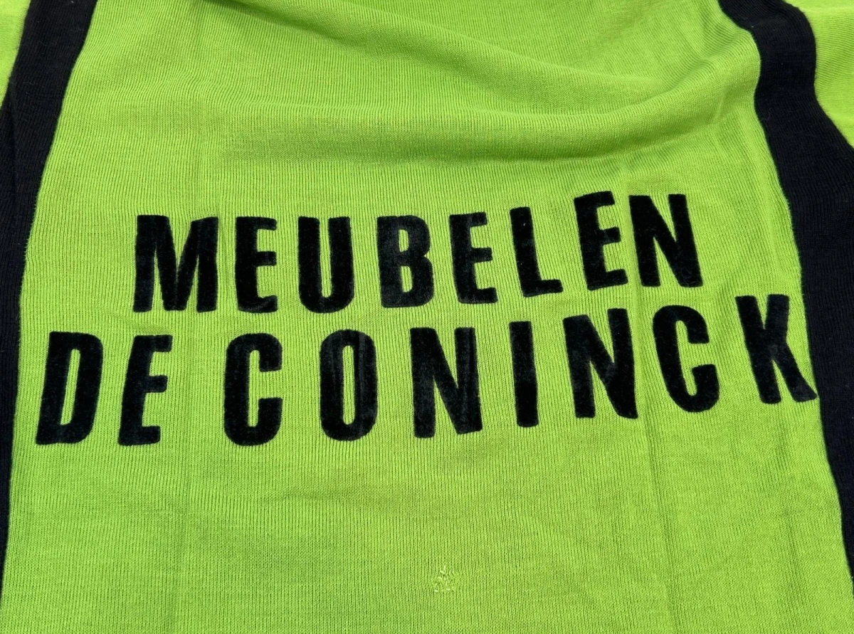 Groene vintage fietstrui