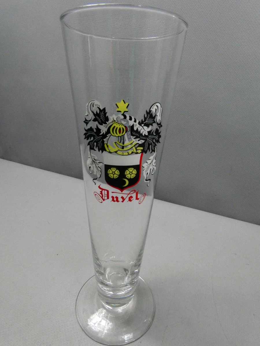Set van 2 Duvel bierglazen met metalen bewaardoos