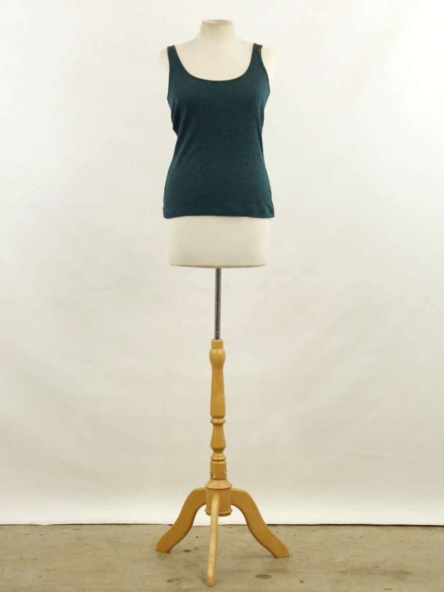 Gucci - tricot topje in groen wol-viscose