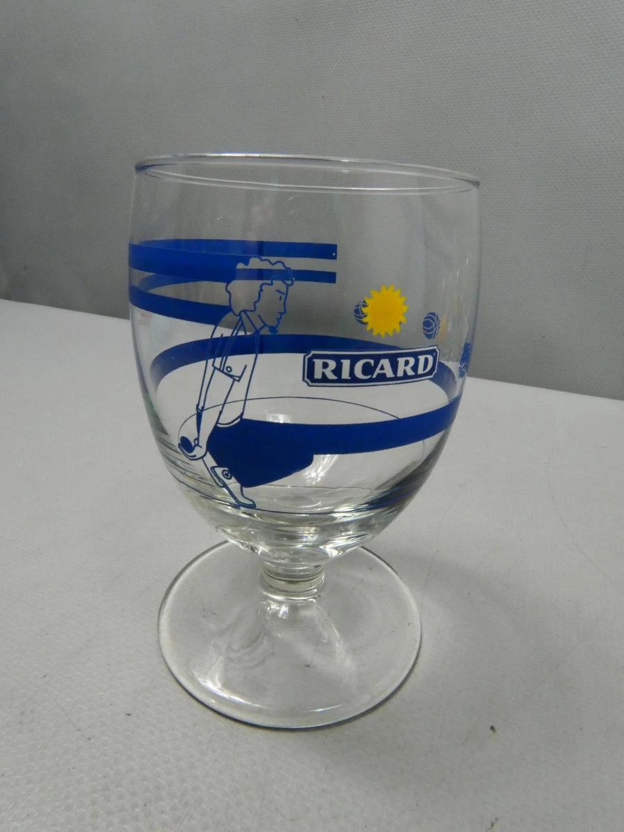 Set van 6 vintage Ricard borrelglaasjes
