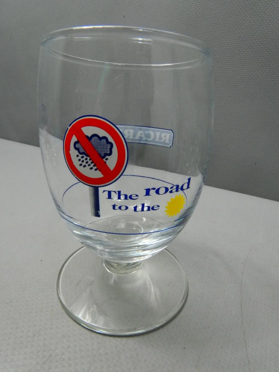 Set van 6 vintage Ricard borrelglaasjes