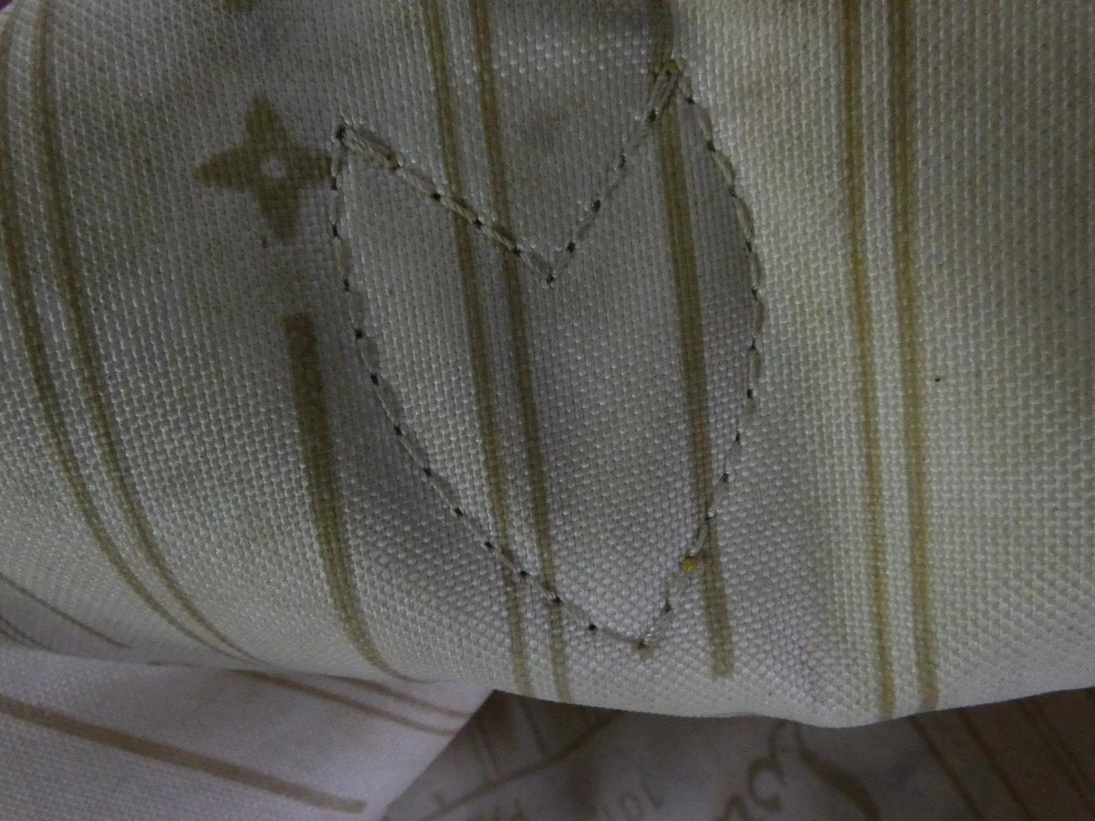 Louis Vuitton grote handtas met ruitpatroon en leren details