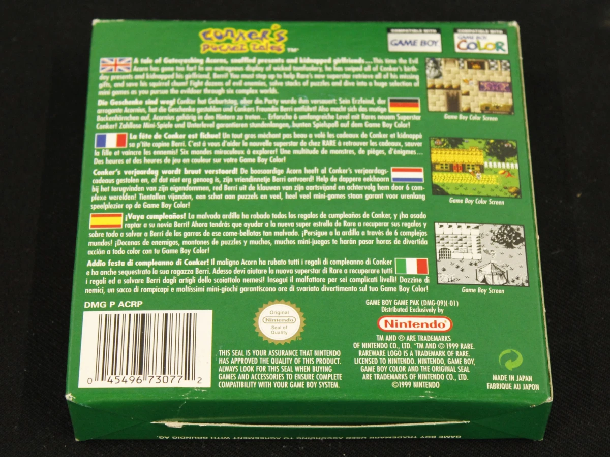 Conker's Pocket Tales Game Boy Color spel compleet