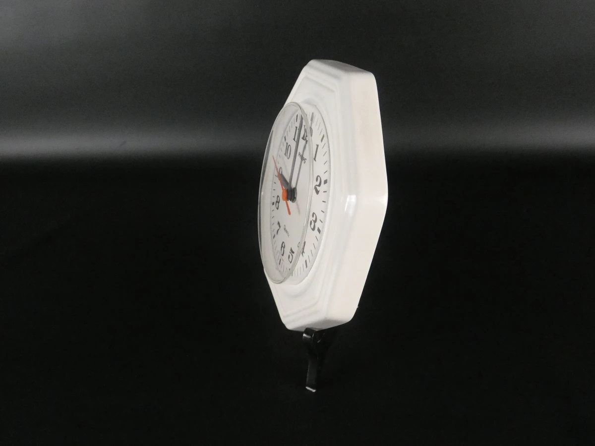 Wandklok Philips Quartz vintage wit