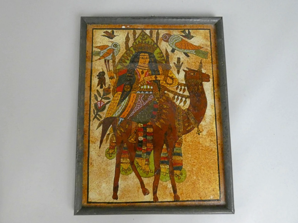 Klein wandpaneel - Arabische heldin Abla