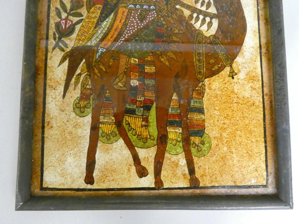 Klein wandpaneel - Arabische heldin Abla