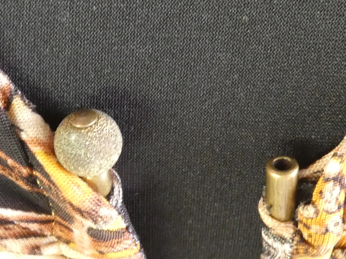 Dames jurk met barokprint en halflange mouwen