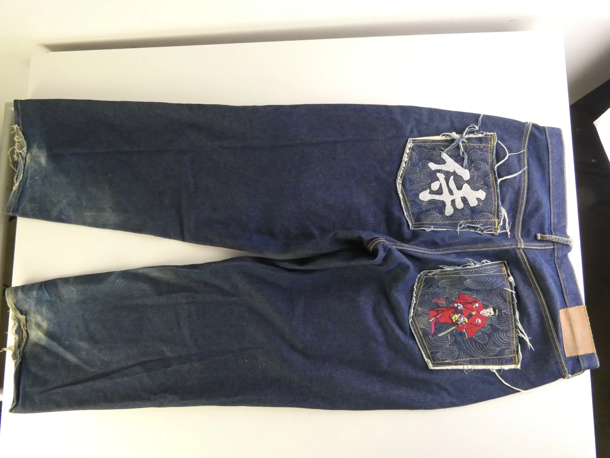 Samurai patched jeans - Maat 40