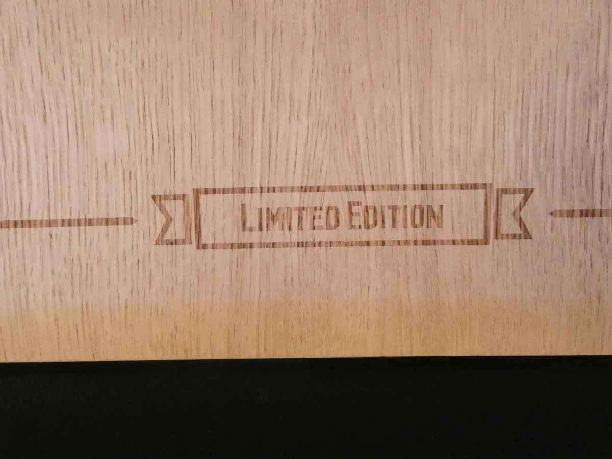 Set van 10 Duvel bierglazen met houten bord en metalen bord