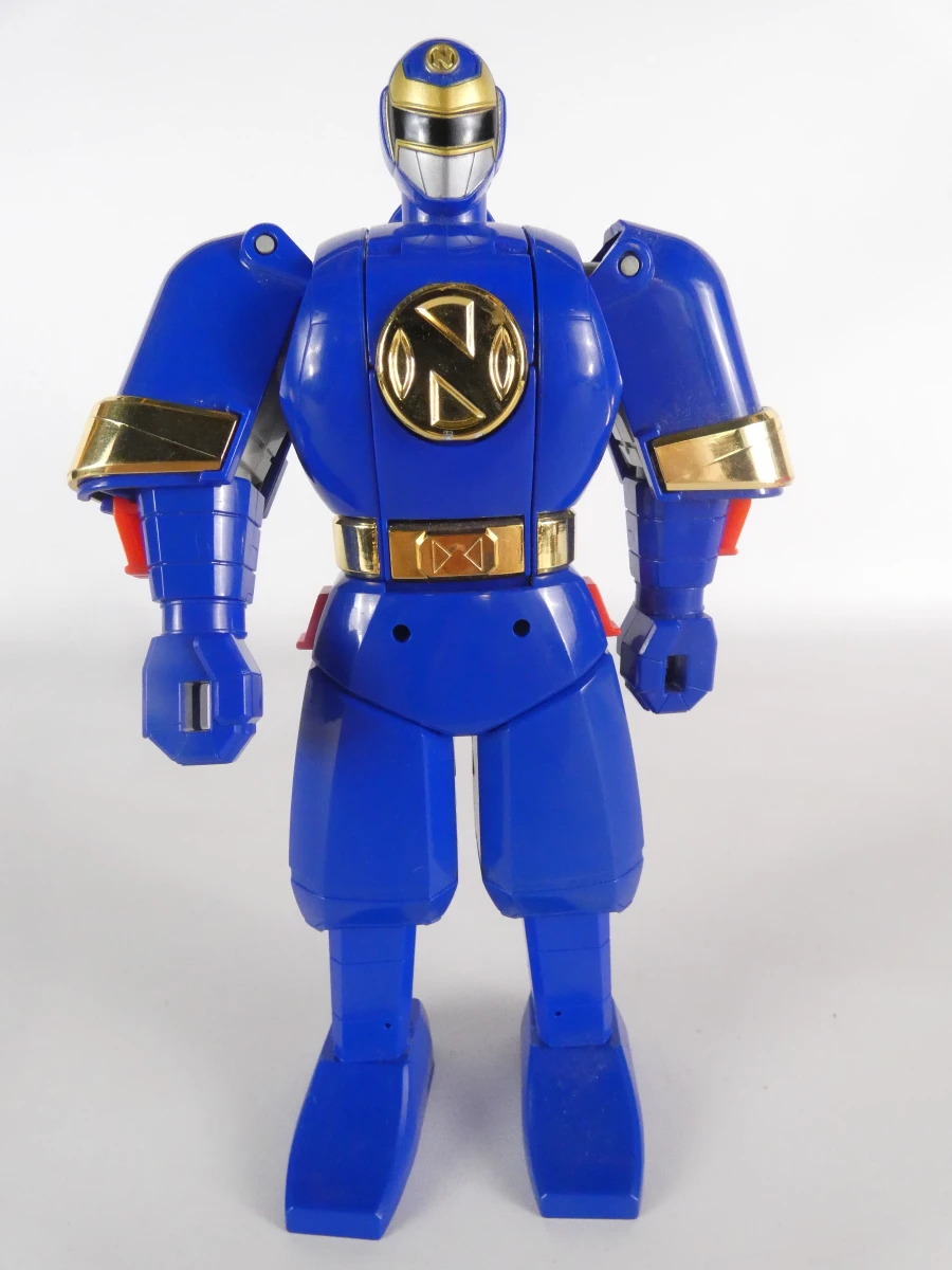 Set vintage Power Rangers en robotfiguren met accessoires