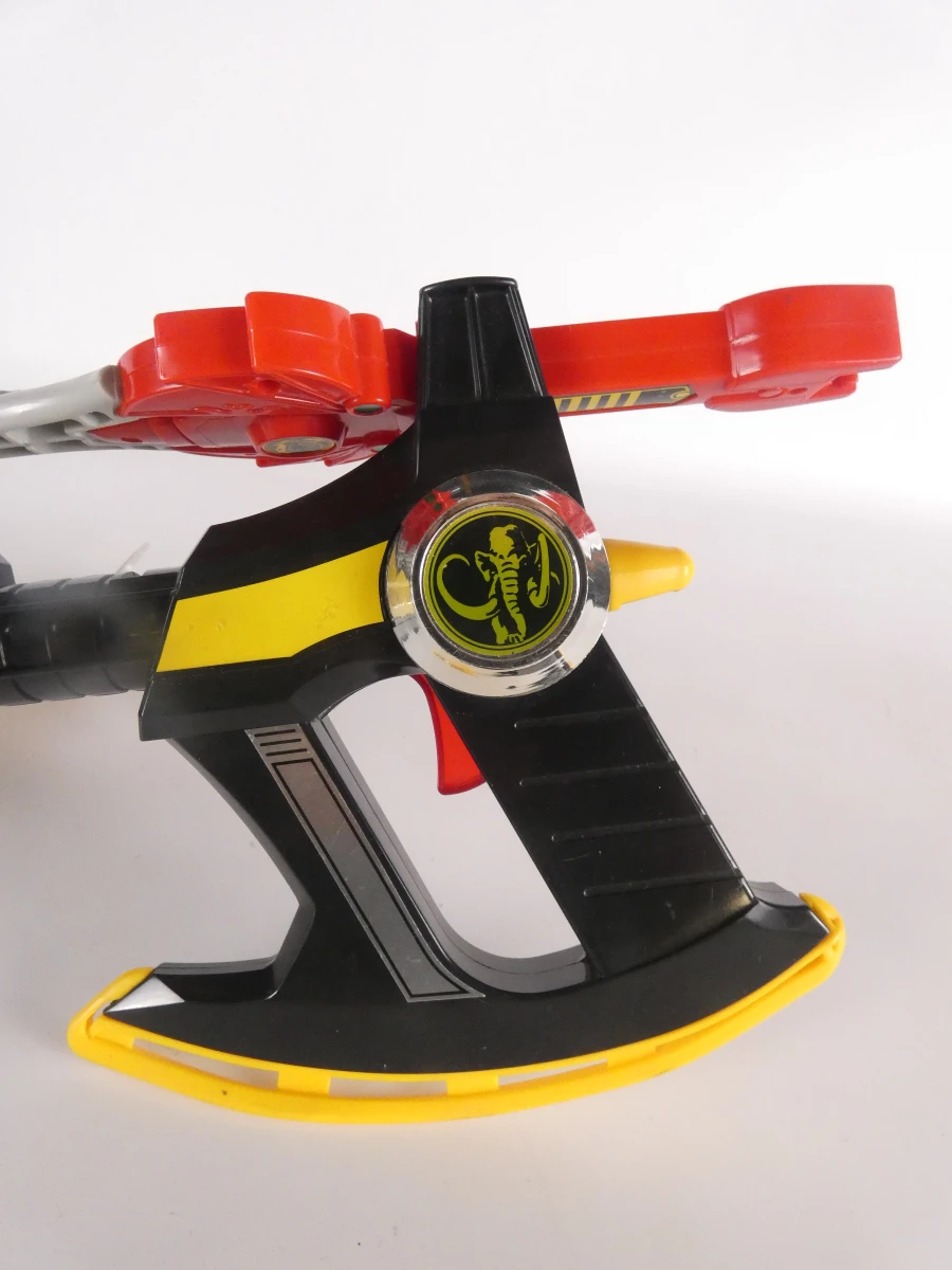 Set vintage Power Rangers en robotfiguren met accessoires