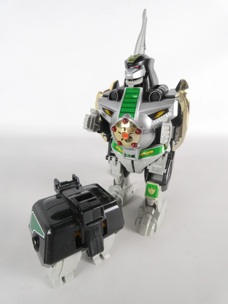 Set vintage Power Rangers en robotfiguren met accessoires
