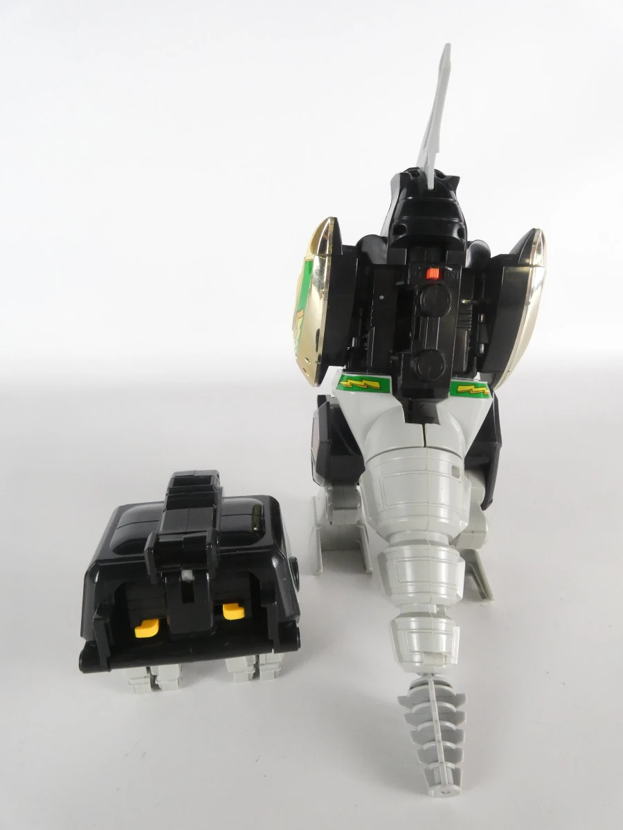 Set vintage Power Rangers en robotfiguren met accessoires