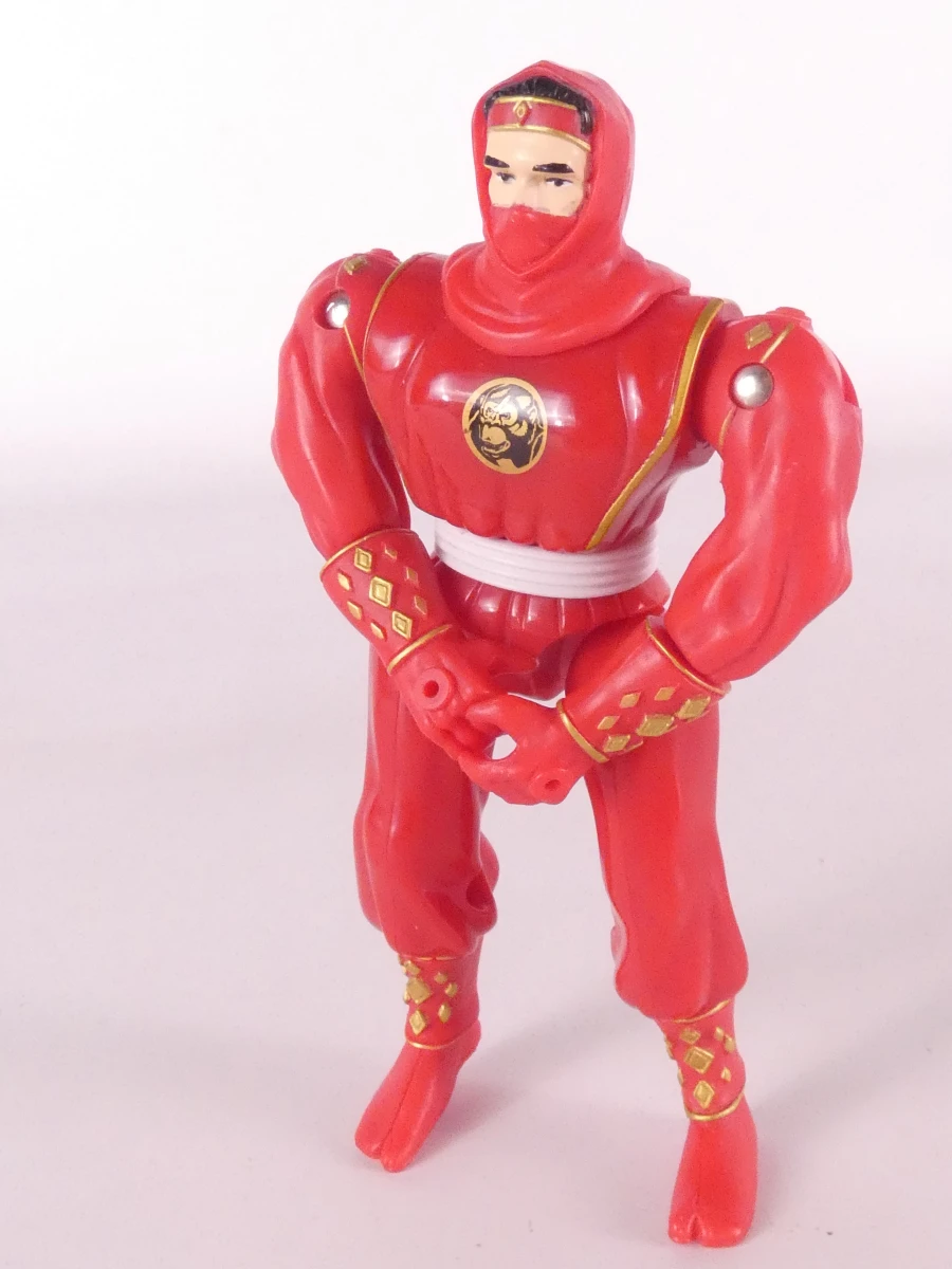 Set vintage Power Rangers en robotfiguren met accessoires