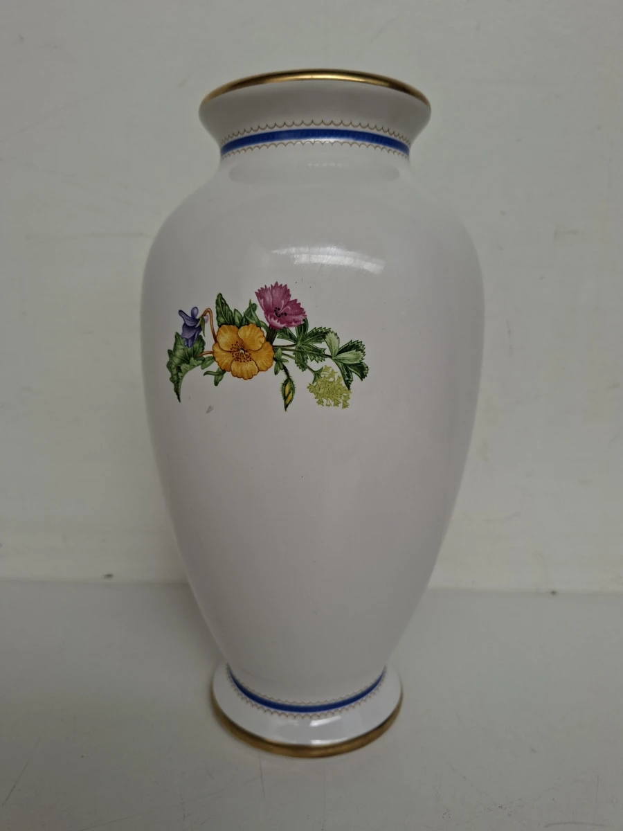 🌸 Porseleinen Vaas "Alpenschoonheid" (Alpine Glory) – Chelsea Bloemenshow 1991