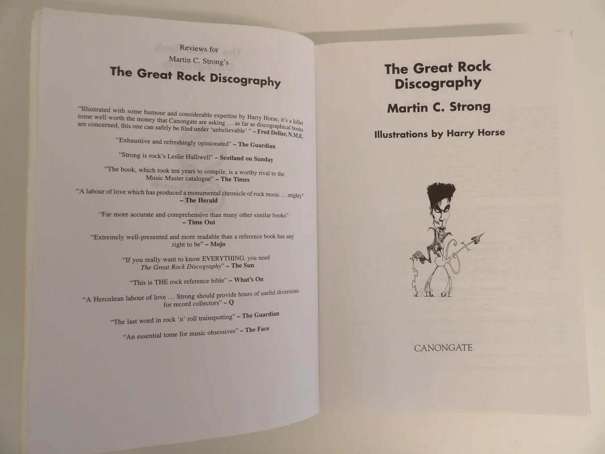 The Great Rock Discography boek