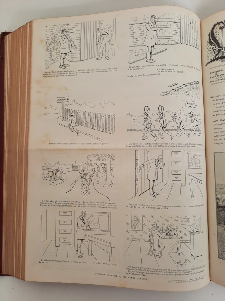 L'Illustration Européenne 1891-1892 (22ste Jaargang) – Antiek Geïllustreerd Jaarboek – Brussel