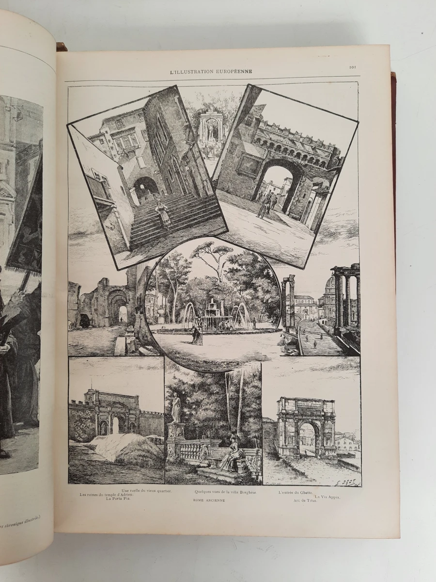 L'Illustration Européenne 1891-1892 (22ste Jaargang) – Antiek Geïllustreerd Jaarboek – Brussel