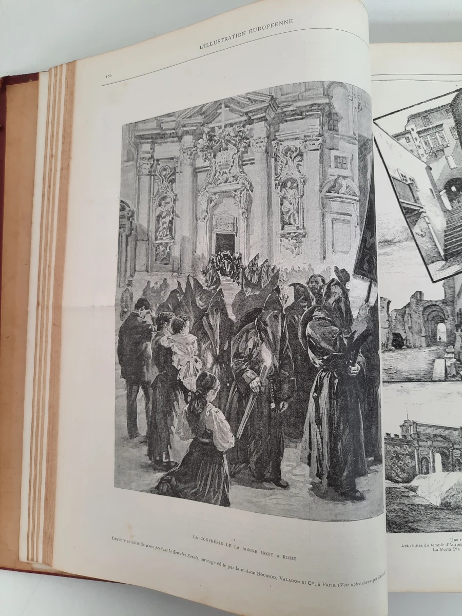 L'Illustration Européenne 1891-1892 (22ste Jaargang) – Antiek Geïllustreerd Jaarboek – Brussel