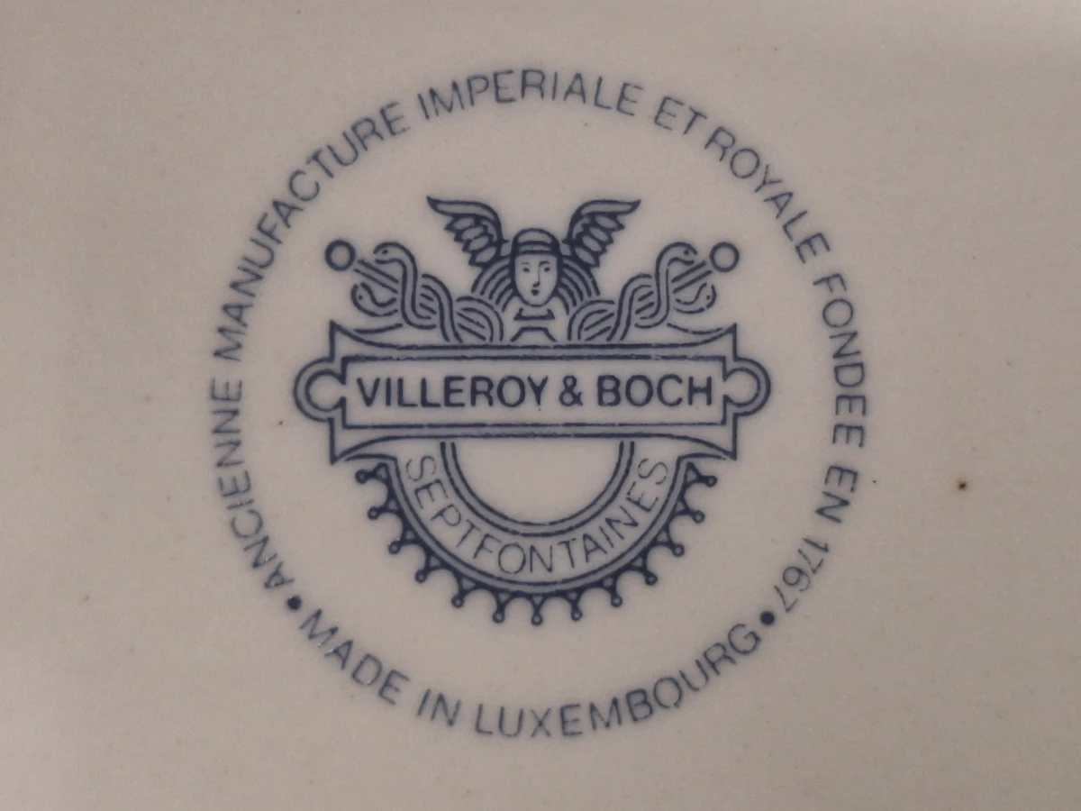 Vintage Villeroy & Boch gebakset - Nederlandse klederdrachten (6-delig)
