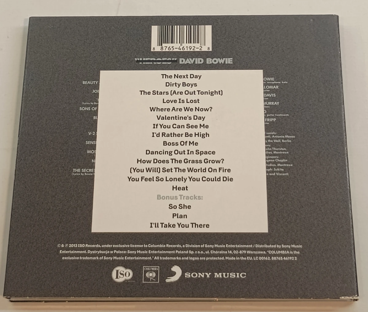 Verzameling van 14 David Bowie CD's