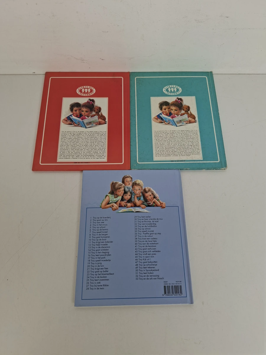 📚  Verzameling 8x Originele Tiny Boekjes – Jaren '60/'70 – Casterman Uitgeverij