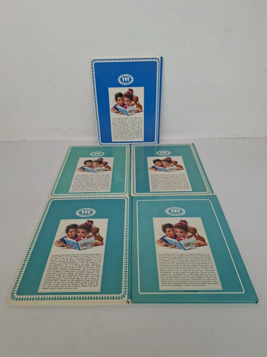 📚  Verzameling 8x Originele Tiny Boekjes – Jaren '60/'70 – Casterman Uitgeverij
