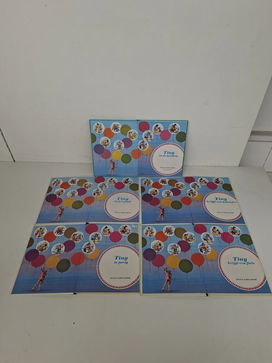 📚  Verzameling 8x Originele Tiny Boekjes – Jaren '60/'70 – Casterman Uitgeverij