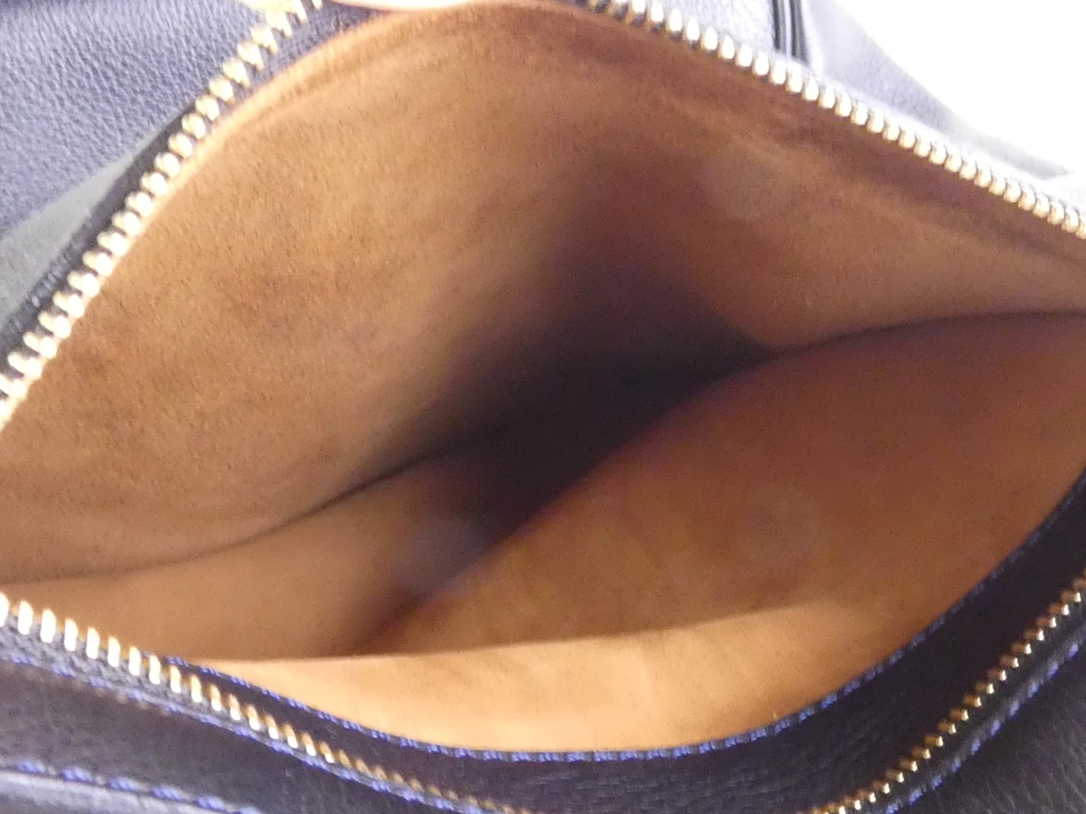 Delvaux leren handtas met gouden details