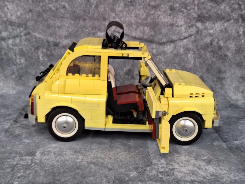 LEGO Creator Expert Fiat 500 (10271) – Cool Yellow – 960 stenen (zonder doos & handleiding)