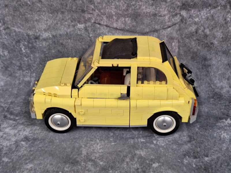 LEGO Creator Expert Fiat 500 (10271) – Cool Yellow – 960 stenen (zonder doos & handleiding)