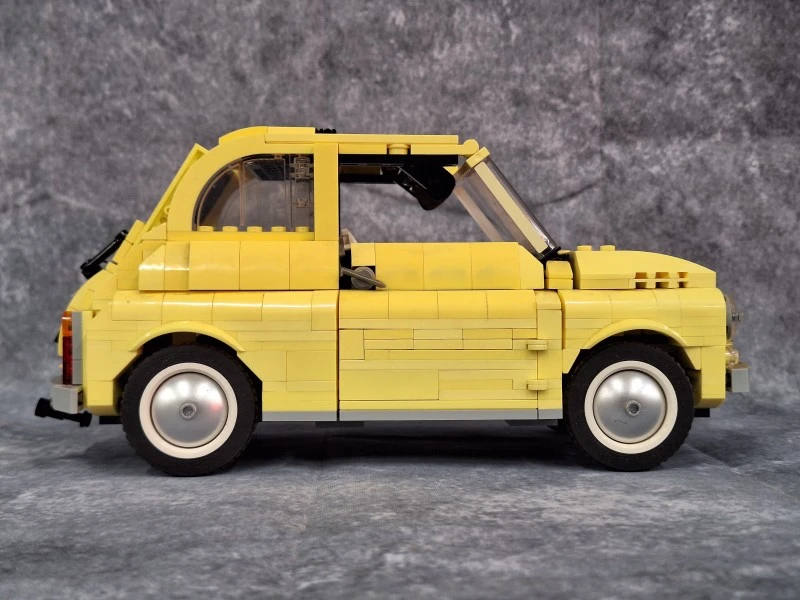 LEGO Creator Expert Fiat 500 (10271) – Cool Yellow – 960 stenen (zonder doos & handleiding)