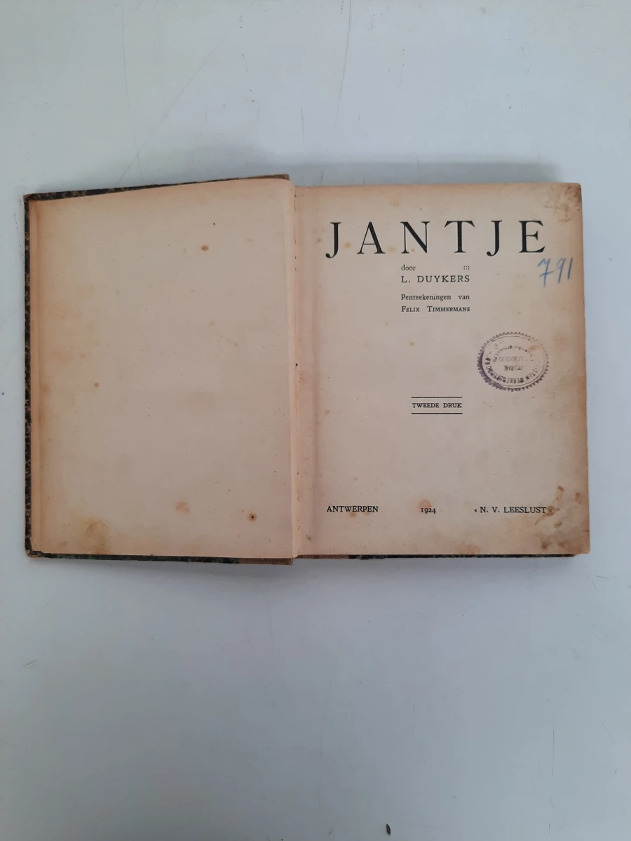 L. Duykers – Jantje (1924) – Geïllustreerd door Felix Timmermans – Tweede Druk