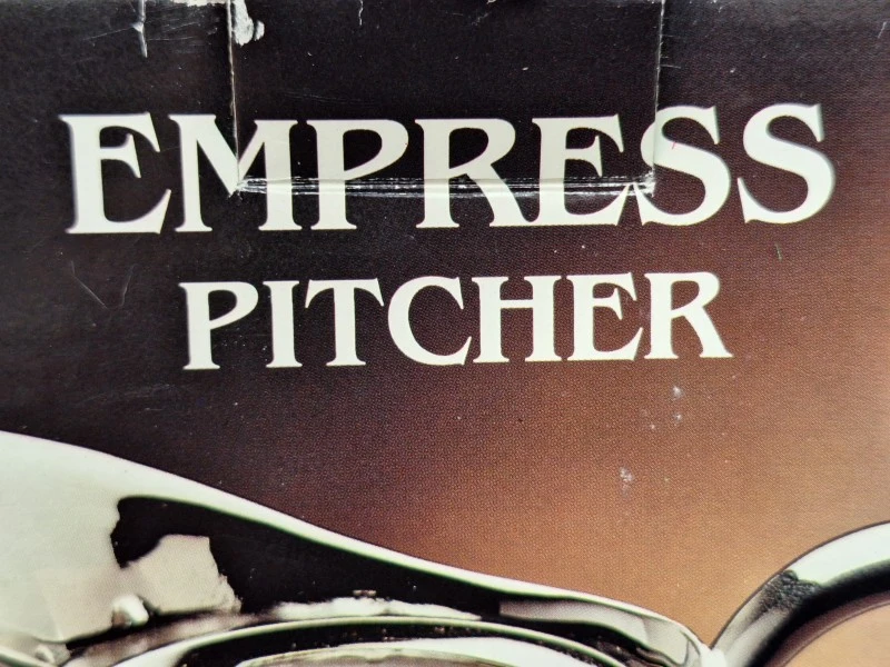 Vintage “Empress” Pitcher - Kristal & verzilverd - Italiaanse designkan met ijsvanger