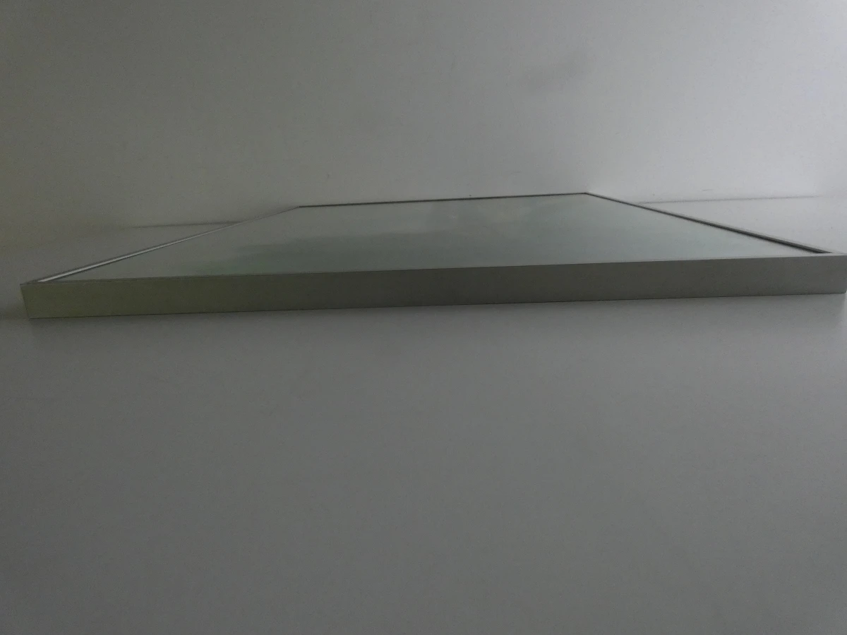 Aquarel landschap in aluminium lijst