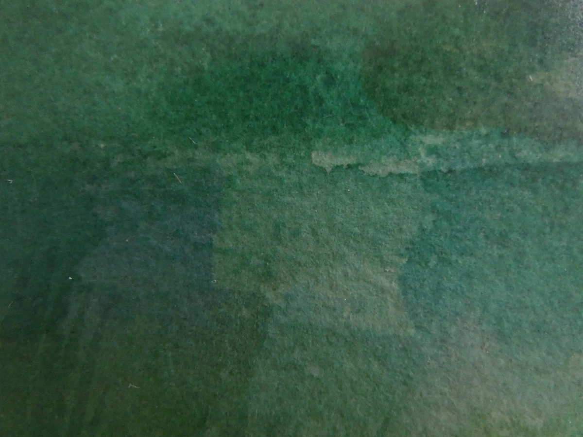 Aquarel landschap in aluminium lijst