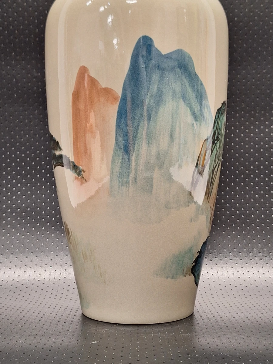 Handbeschilderde Taiwanese studio-vaas (1983) - China Artistic Ceramics Co.