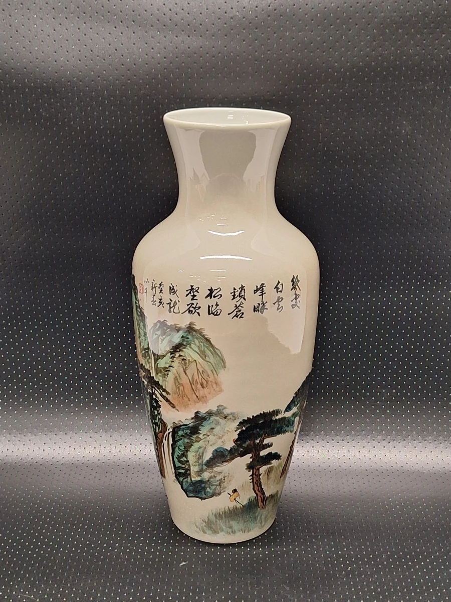 Handbeschilderde Taiwanese studio-vaas (1983) - China Artistic Ceramics Co.