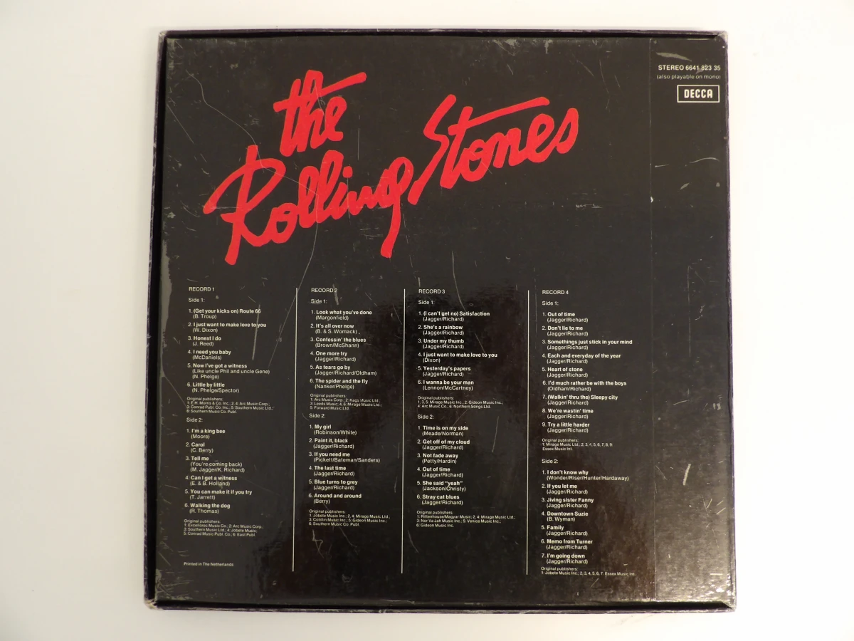 The Rolling Stones 4-LP vinyl boxset