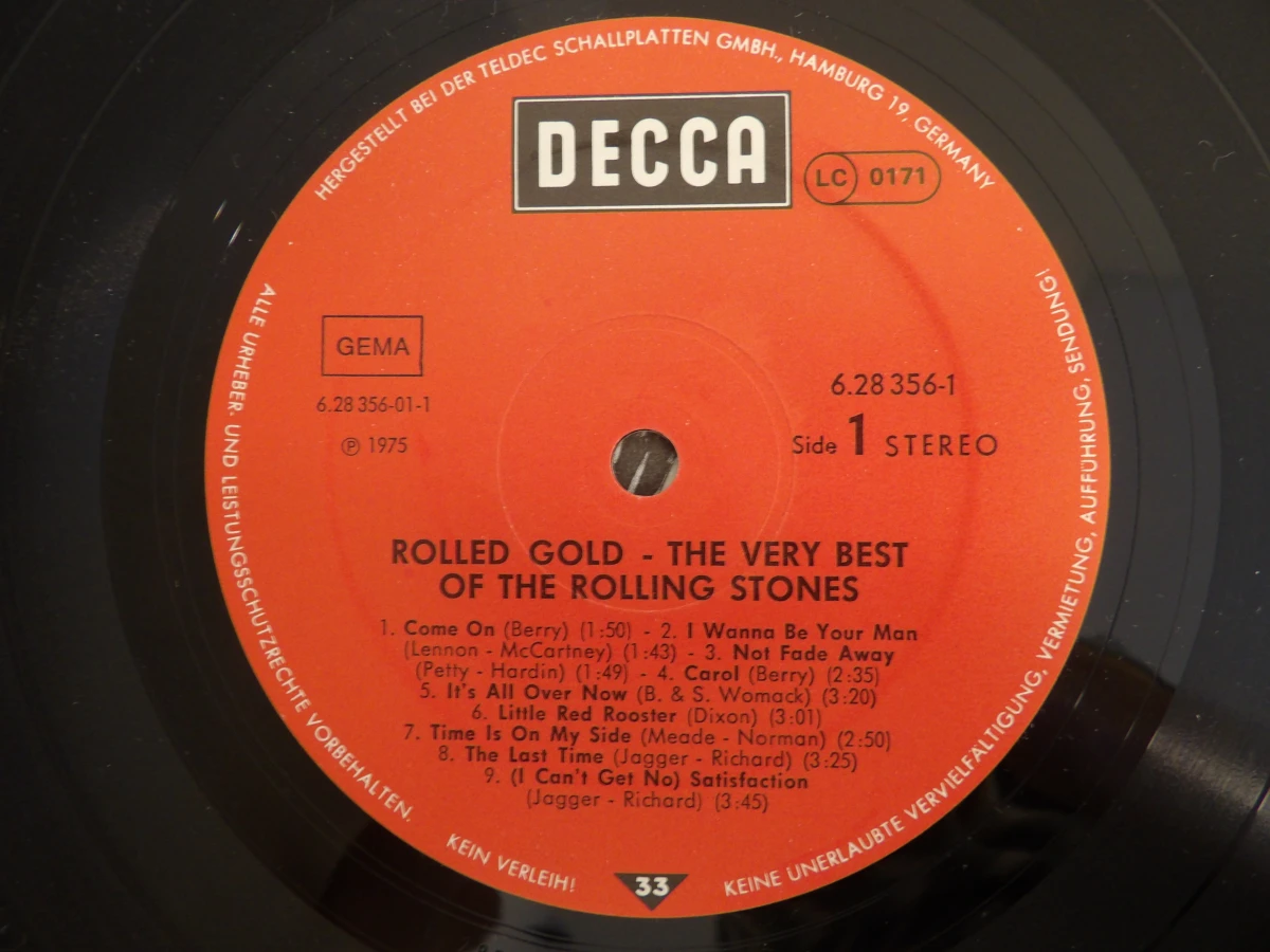 Lot LP's The Rolling Stones