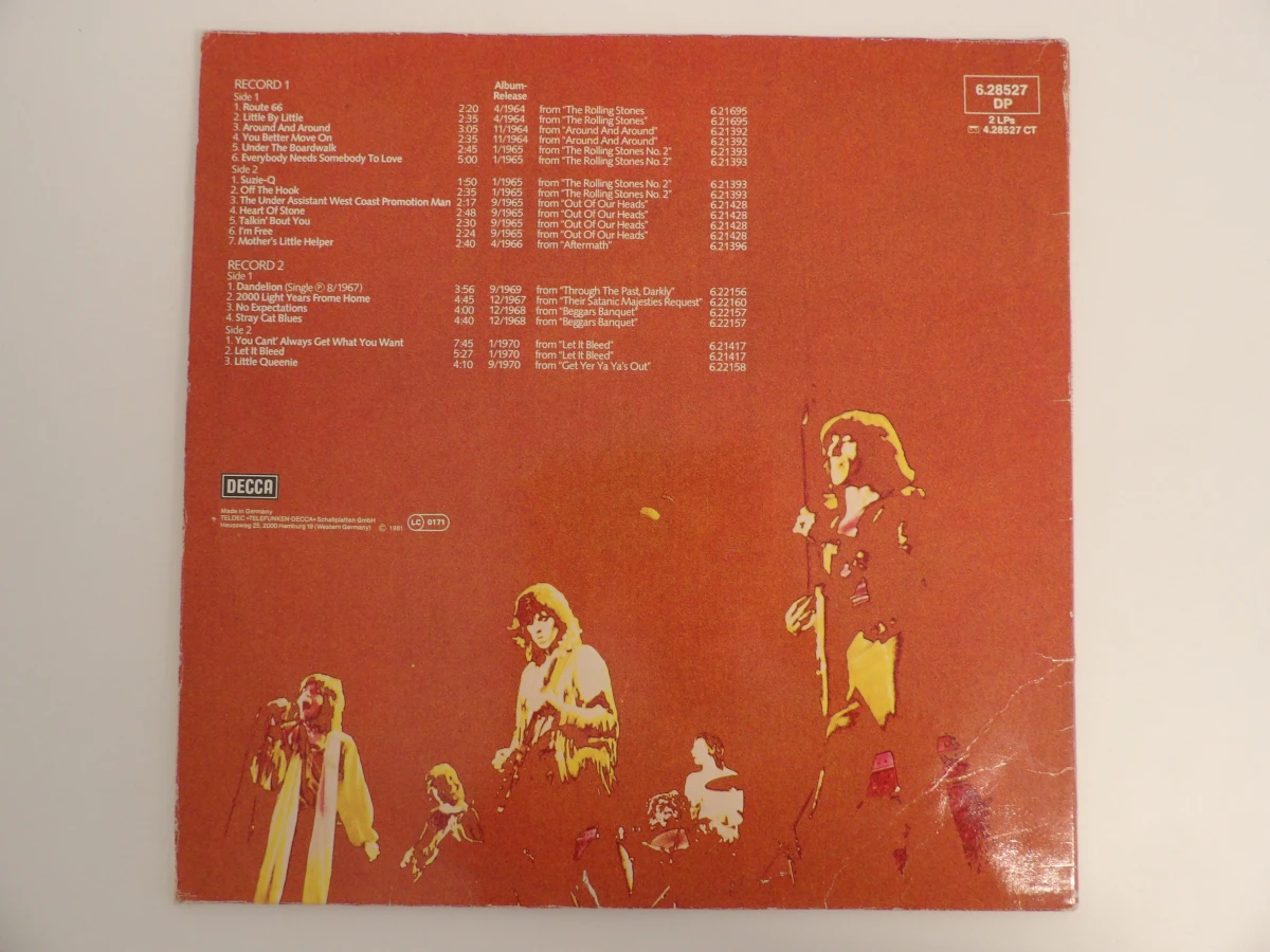 Lot LP's The Rolling Stones