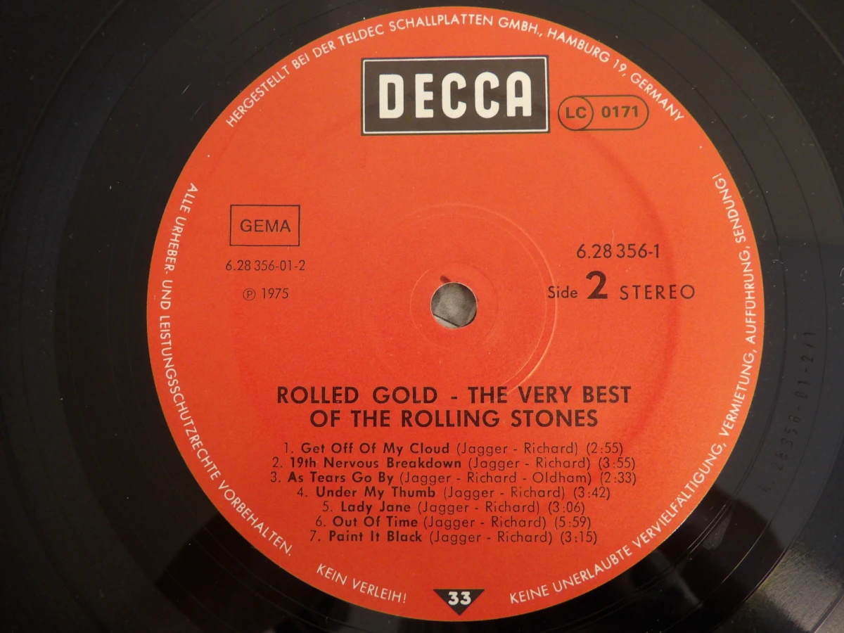 Lot LP's The Rolling Stones