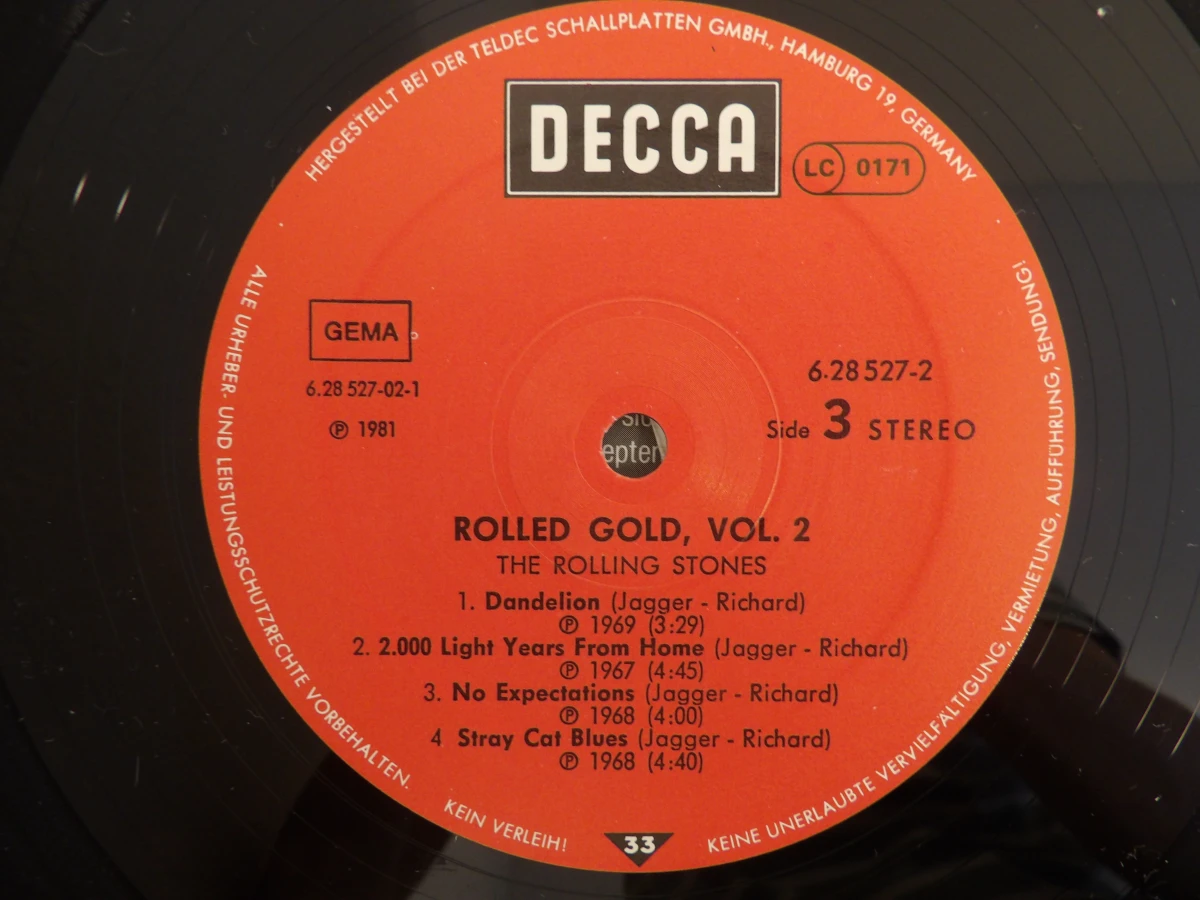 Lot LP's The Rolling Stones
