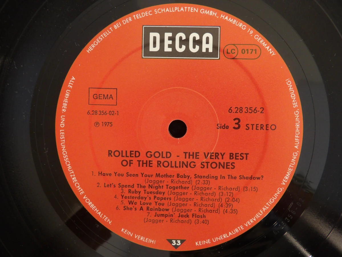 Lot LP's The Rolling Stones