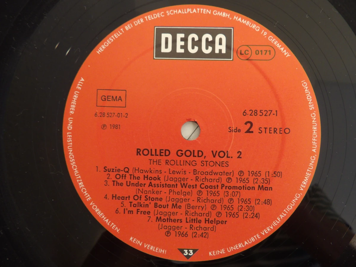 Lot LP's The Rolling Stones