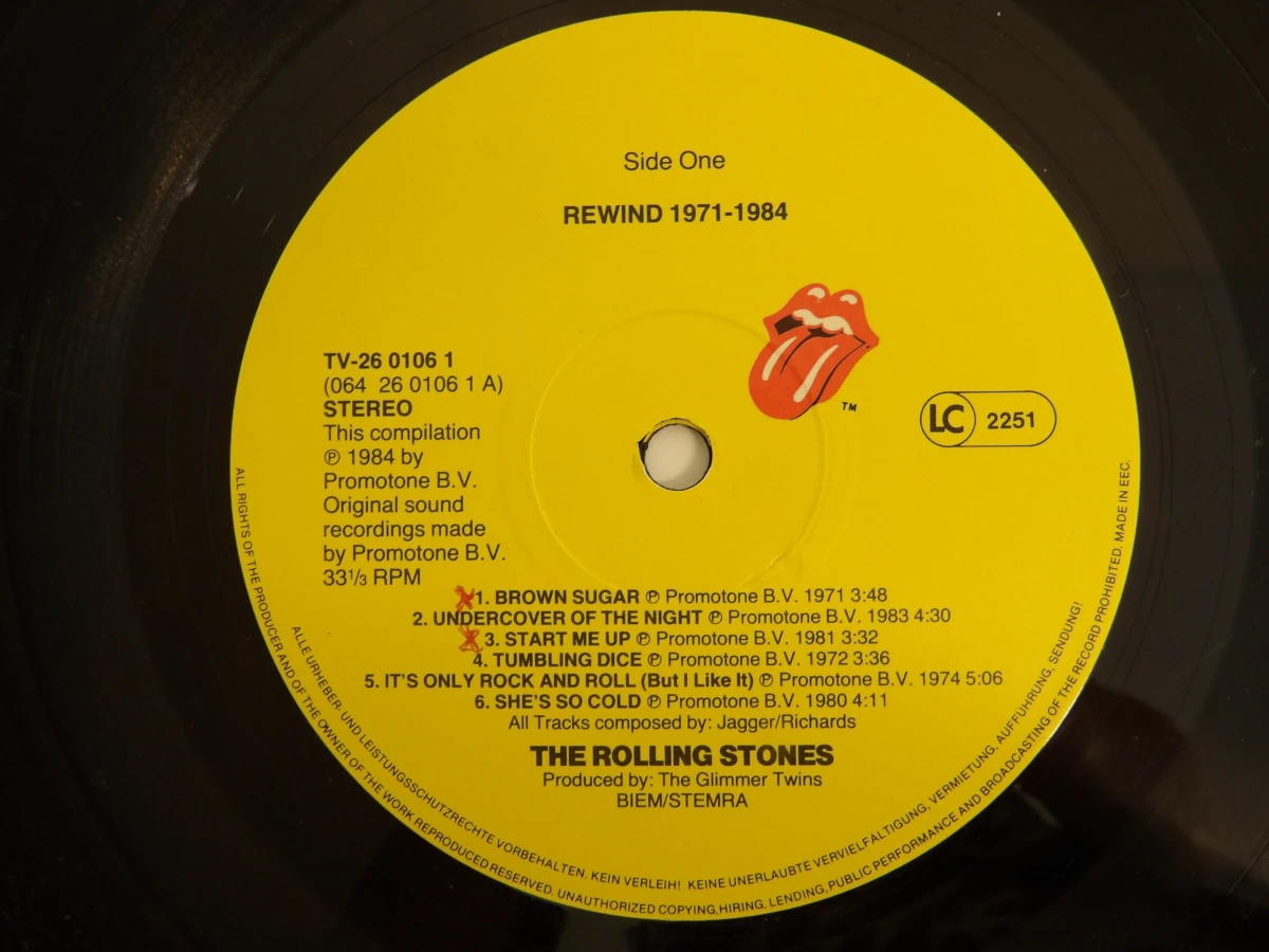 Lot LP's The Rolling Stones